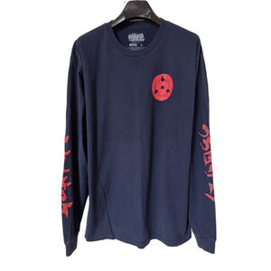 Naruto Ripple Junction Shippuden Men’s Blue/Red Graphic Long Sleeve Shirt Sz L